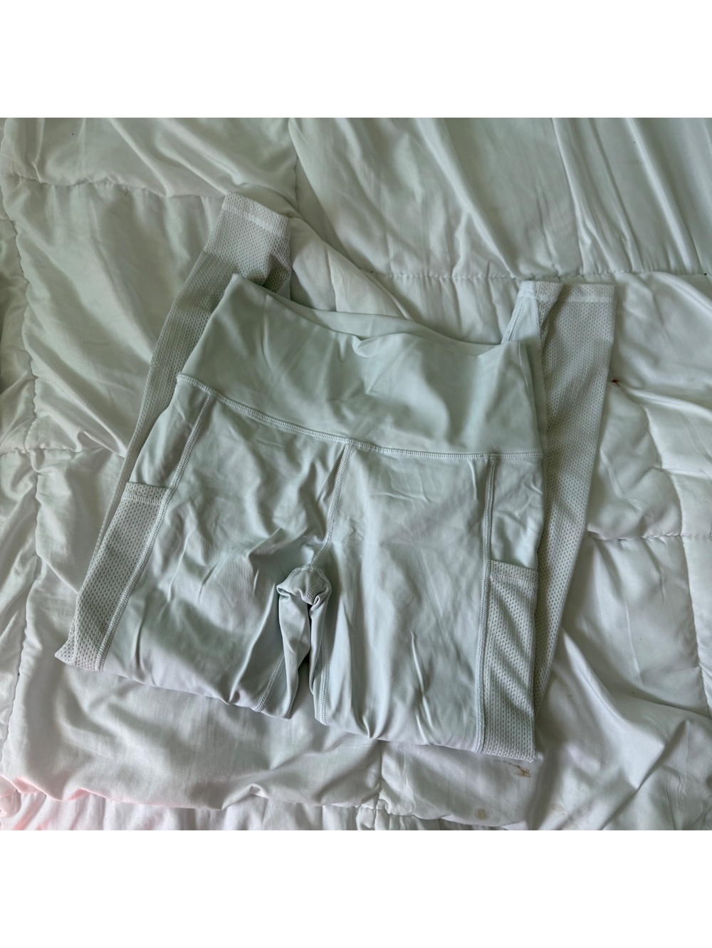 aerie white leggings medium